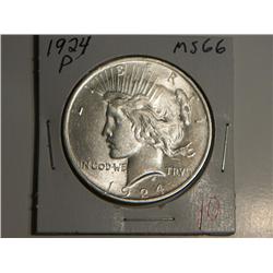 1924-P PEACE DOLLAR