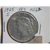 Image 1 : 1925-S PEACE DOLLAR