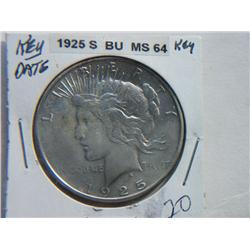 1925-S PEACE DOLLAR