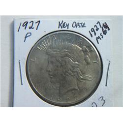 1927-P PEACE DOLLAR