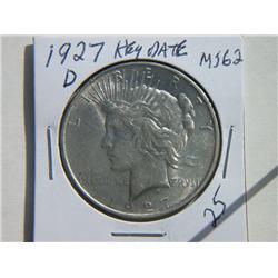 1927-D PEACE DOLLAR