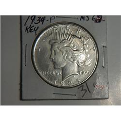 1934-P PEACE DOLLAR