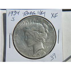 1934-S PEACE DOLLAR