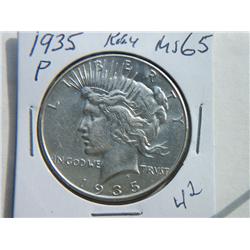 1935-P PEACE DOLLAR