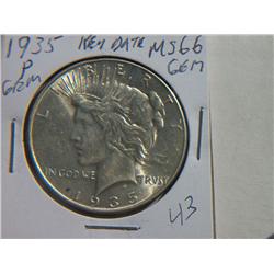 1935-P PEACE DOLLAR