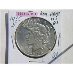 1935-S PEACE DOLLAR