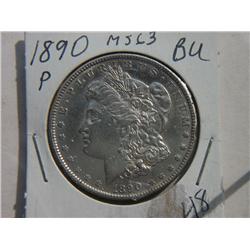 1890-P MORGAN DOLLAR