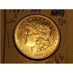 1887-S MORGAN DOLLAR