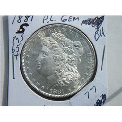 1881-S MORGAN DOLLAR