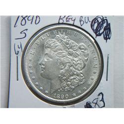 1890-S MORGAN DOLLAR