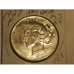 1927-P PEACE DOLLAR
