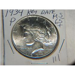 1934-P PEACE DOLLAR