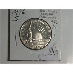 1986-S LIBERTY 1/2 DOLLAR