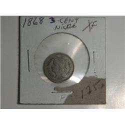 1868 3 CENT NICKEL
