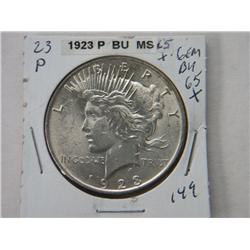 1923-P PEACE DOLLAR