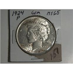 1924-P PEACE DOLLAR