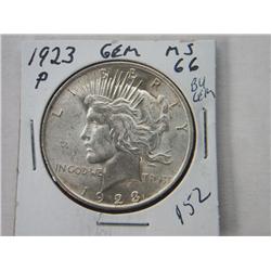 1923-P PEACE DOLLAR