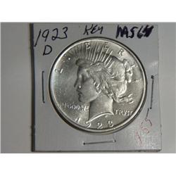 1923-D PEACE DOLLAR