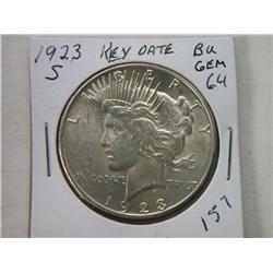 1923-S PEACE DOLLAR