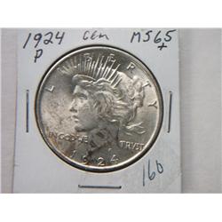 1924-P PEACE DOLLAR