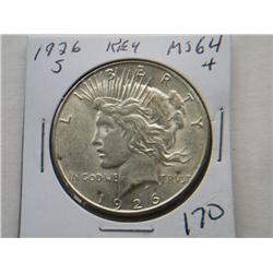 1926-S PEACE DOLLAR