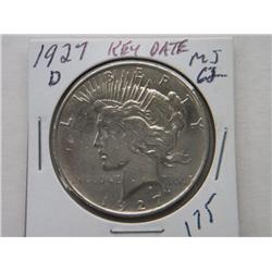 1927-D PEACE DOLLAR