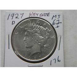 1927-D PEACE DOLLAR