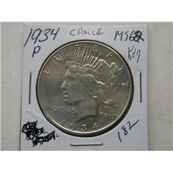 1934-P PEACE DOLLAR