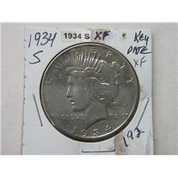 1934-S PEACE DOLLAR