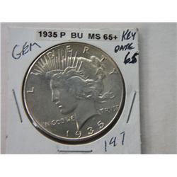1935-P PEACE DOLLAR
