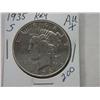 Image 1 : 1935-S PEACE DOLLAR