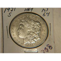 1921-S MORGAN DOLLAR