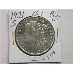 1921-S MORGAN DOLLAR