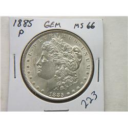 1885-P MORGAN DOLLAR