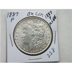 1887-P MORGAN DOLLAR