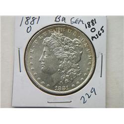 1881-O MORGAN DOLLAR