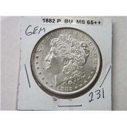 1882-P MORGAN DOLLAR