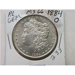1884-O MORGAN DOLLAR