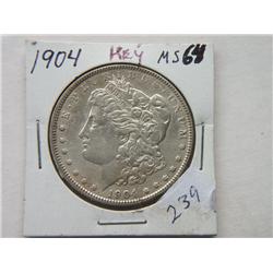 1904-P MORGAN DOLLAR