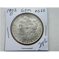 1902-O MORGAN DOLLAR
