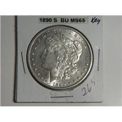 1890-S MORGAN DOLLAR