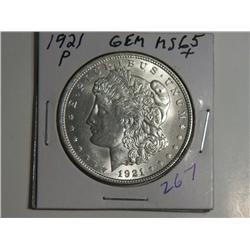 1921-P MORGAN DOLLAR
