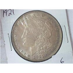 1921 MORGAN SILVER DOLLAR (UNC)