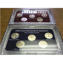 2-2000 STATE QUARTER SETS (UNC)