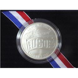 1991 USO UNC US SILVER DOLLAR