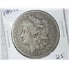 Image 1 : 1890-CC MORGAN SILVER DOLLAR