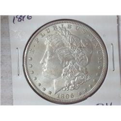 1896 MORGAN SILVER DOLLAR (UNC)