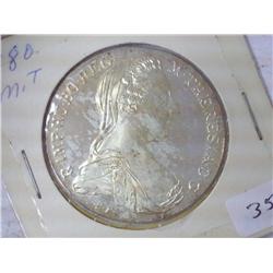 1780 AUSTRIA MARIA THERESIA THALER PROOF (SILVER)