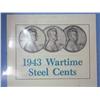 Image 2 : 1943-P/D/S STEEL WAR TIME CENT SET (UNC)