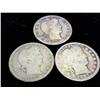 Image 1 : 3 ASSORTED BARBER QUARTERS